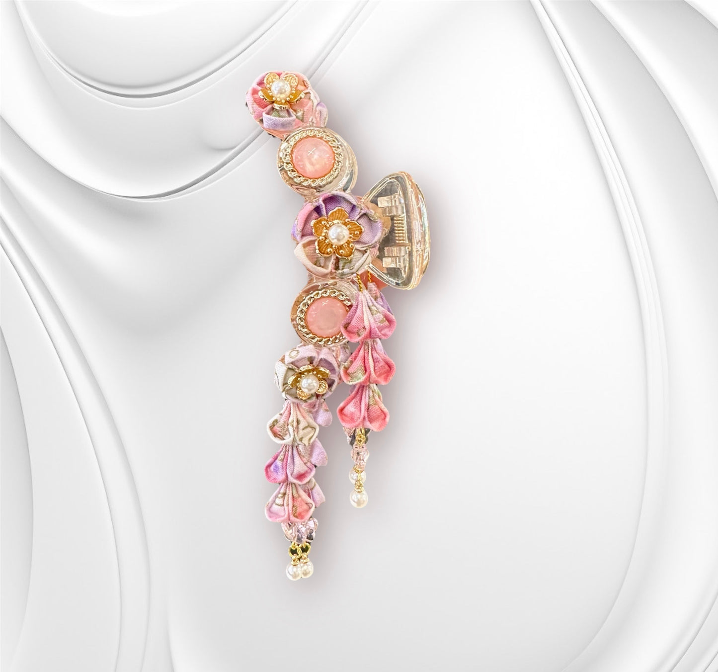 Sakura Claw Clip (Pink Purple)